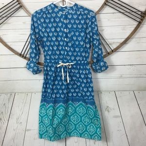 Anthropologie Meadow Rue Dress 2 Floral Roll Tab